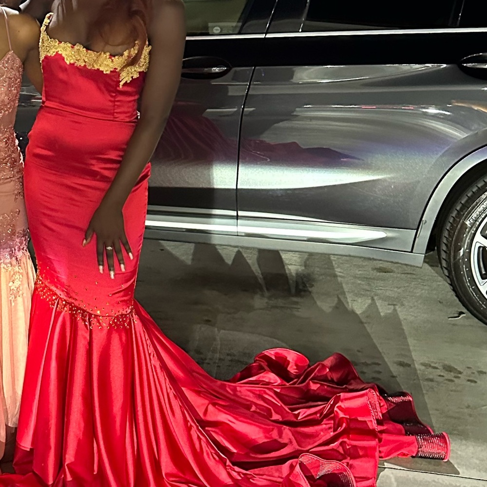 Red Prom Dress, Event Dress